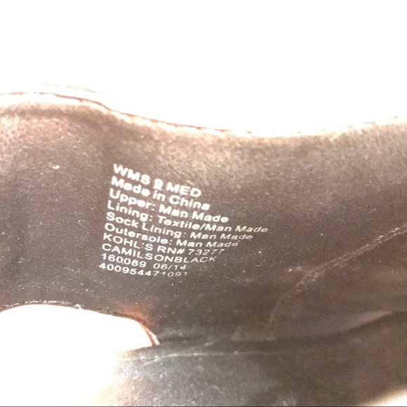 Candie’s Black Chunky Wedge Heel, EUC, 9 - Picture 6 of 9